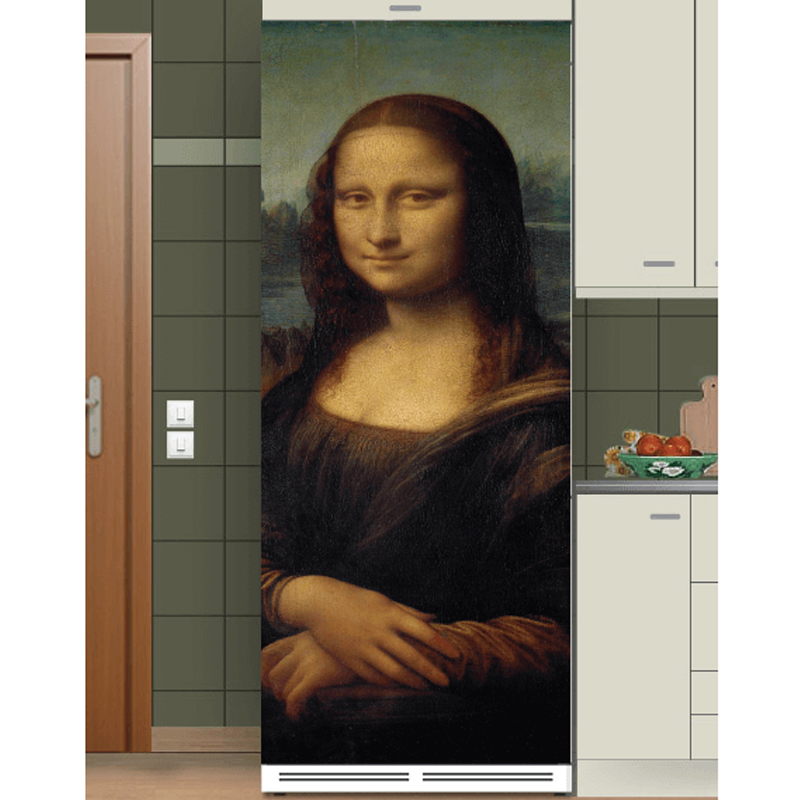 Αυτοκόλλητο ψυγείου Mona Liza